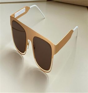New fashion men design sunglasses 2232 square retro frame coated avantgarde pop style uv400 lens top quality2570557