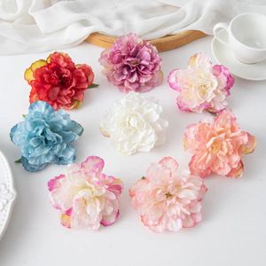 Flores decorativas 10pcs S Artificial Peony Wedding Party Party Christmas Home Table Vas