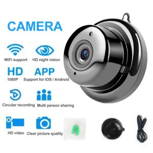 Monitors Mini Wifi IP Camera HD 1080P Wireless Indoor Camera Nightvision Two Way Audio Motion Detection Baby Monitor V380