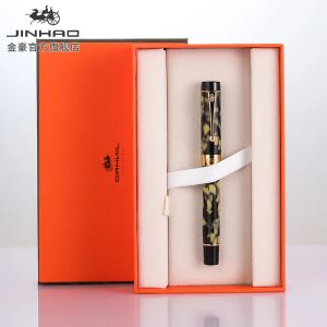 Pens Jinhao 100 Centennial Resin Deep Sea Elegant anmutiger mehrfarbiger Brunnen Stift Golden/Silber Clip Schreiben // Kalligraphie/Zuhause Neu