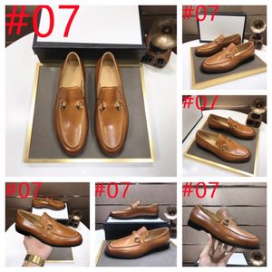 63 Modelo de designer luxuoso masculino sapatos de vestido couro genuíno preto marrom mocassins Business Sapato artesanal g de festas forma