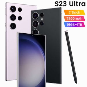 NEW S23ultra Built-in Pen 7.3-inch Large Screen All-in-one Android Smartphone