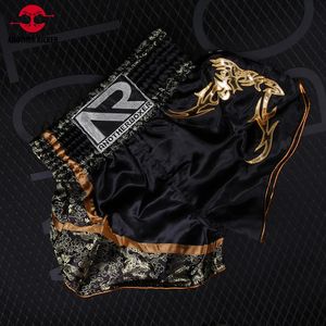 Thai Boxing Shorts Man Competition Training Muay Women Kids MMA Fight Kickboxing Pants Martial Arts Sanda Uniform 240408