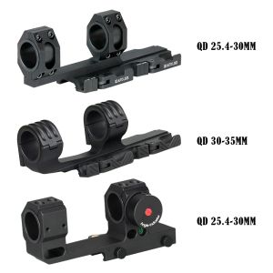 Escopos ppt scopes táticos montam anéis duplos 25,4 30mm 35mm Rail picatinny Montagens QD Desmontando Dobble Ring Hunting Rifle Scope Mount