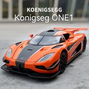 1 24 Koenigsegg Supercar Alloy Model Ideal for Gifting Decorative Home Accent ChildFriendly Toy and a MustHave for Car En 240409