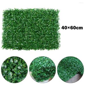 Decorative Flowers 1pc Artificial Turf Plant Walls Simulated Lawn Fake Plants Home Decor Garden Yard DecorFootball Field 40cmx60cm