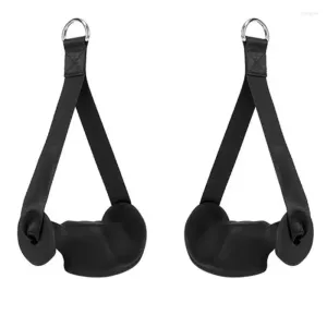 Tillbehör Tillbehör Ergonomisk remskiva Kabelmaskin HANDLAR uppgraderad bicep Tricep Handle Lat Pull Down Grips for Resistance Bands Weight Li