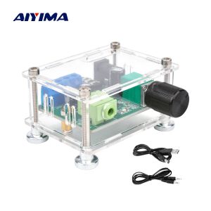 Amplificador AIYIMA USB 5V AUDIÇÃO POWER AMPLIFICADORES DE ESTÉRIO DE AUDIÇÃO 2X3W AMP AUX AUX 3,5 mm Amplificador com Case DIY para home theater