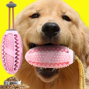 Dogs Chew Toys Pet Dog Toys Interactive Natural Rubber Ball Toy Funny Interactive Elasticity Clean Teeth Playing Moral Balls