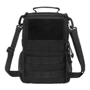 Bolsas de ombro táticas Molle Molle EDC bolsa Sling Bag ao ar livre Caminhadas de ciclismo Messenger Messenger para caçar