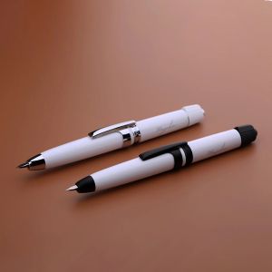 Pens New Majohn A3 Smooth Fountain Pen Press e girar canetas de tinta criativa de resina 0,4 mm EF com canetas de presente de conversor para estudantes