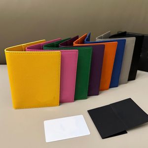 10A men women saffiano leather card holder triangle designer high quality Inside six credit card slots two pockets wallet passport card luxury clutch bag