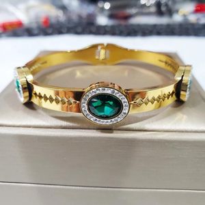 Bileklik 304 Paslanmaz Çelik Anne Emerald Blade Luxury Trend Bayanlar Bileklik Fete Des Meres Cadeau Femme Bijoux