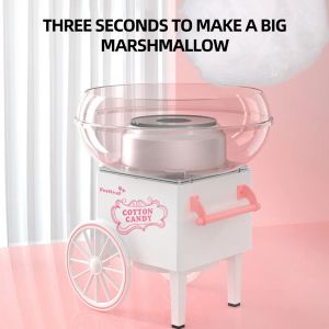 Processadores Diy Cotton Candy Machine Mini Totalmente Automático Algodão Fleambantador Processador De Alimentos Crianças Presente