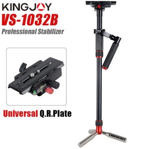 Suportes KongJoy vs1032b Vídeo fotográfico de alumínio de alumínio de alumínio Shooting Stabilizer Steadycam dslr Steadicam para câmera de câmera de câmera de câmera DSLR Canon