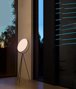 Italiensk designer Creative Floor Lamp Nordic Style Modern tre färgförändringsbara akryl LED -lampor inomhusbelysning Fashionabla Lam6331065