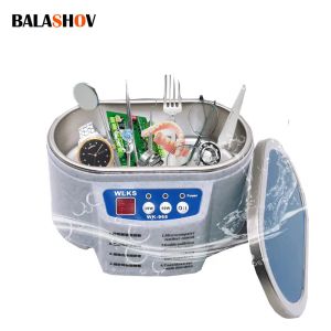 Cleaners Digital Ultrasonic Cleaner 30/50W Wanna ze stali nierdzewnej 110V 220V czyszczenie hin biżuterię szklanki zegarek czyszczenie UE/US Plug