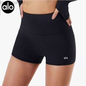 Desginer Alooo Yoga Woman Pant Top Yogas New Abdomincontraction Fitness Shorts Hip Lifting Nude Pants for Women High Waist Slim Fit Exercise Leggings