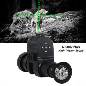 Telecamere Digital Infrared Hunting Camera HD 1080p Optics Outdoor Night Vision Ambito monoculare per Riflescope Day Night Laser Ir Nk007Plus