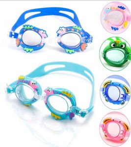 Kids Antifog Waterproof Swimming Goggles for Boys and Grils Cartoon Patter Diving Glasses With Earplugs Silicone Swimming Eyewear 2293293