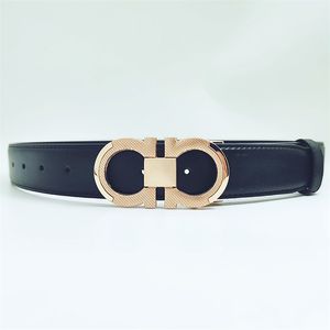 designer belts for men 3.5 cm wide luxury women belt Smooth leather lychee pattern and bright splice 8-figure buckle white black red brown blue yellow belt body