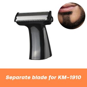 Rakare Rostfritt stål Enkelblad för Kemei Electric Shaver Doubleside skarp skärare för skägg/ben/ögonbryn/bröst/brösthår