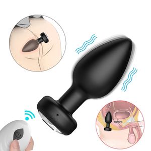 Wireless Remote Anal Vibrator Sex Toy for Men Women Plug Male Prostate Massage Vagina G Spot Dildo Anus Butt 240412