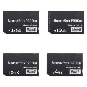 カードゲーミングアクセサリーPSP1000/2000/3000 4GB/8GB/16GB/32GB MS Pro Duo Memory Game Cards Highapact