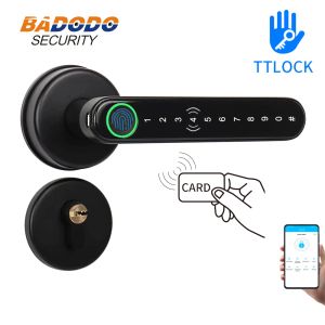 Control Ttlock App Remote Control Smart Fingerprint Password Card Single Latch Lock or Split Lock 4585 5085 6085 7255 Mortise