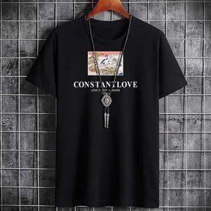 T-shirty T-shirts dla męskich koszule graficzne t crossfit harajuku moda Wysokiej jakości ubrania Duże mężczyzn drukowana koszulka z czerwonym żurawem Y240420