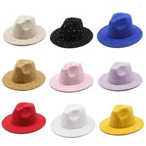 Berets Cool Hat Glittering Diamond Cowboy For Carnivals Music Festival Wholesale