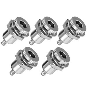 2024 New 5-Pack DC-099 5.5 mm x 2.1mm 30V 10A DC Power Jack Socket,Threaded Female Panel Mount Connector Adapter1. For DC Power Jack Socket