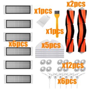 Cleaner Filtro HEPA a spazzola per spazzola laterale Adatto per Xiaomi 1S Robot Robot S50 S51 S55 S5 S6 Xiaowa Kit di ricambio per pezzi detergenti