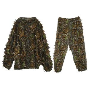 أحذية 3D أوراق البالغين ghillie بدلة الغابات camo/camouflage الصيد الغزلان المطاردة في