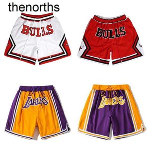 Bara Don Lakers och det trendiga Brand American Summer Sports Mens Basketball Beach Mesh Shorts