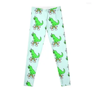 Active Pants T-Rexicorn Leggings Fitness Woman Sporty Gym Womens