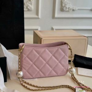 24SS Hobo Women's Ascar Bag per Pearl Double Gold Gold Borsa Designer Luxury Borse Borse Borse Borse a tracorsa