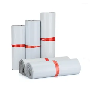 Storage Bags 20Pcs White Self-seal Adhesive Courier Thicken Waterproof Bag Mailer Postal Mailing