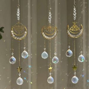 Garden Decorations Crystals Suncatcher Butterfly Sun Catchers Colorful Crystal Chandelier Pendant Wall Hanging Tree Window Prism Orname