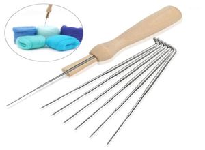 Zestaw 7pcs Feling igły Zestaw z uchwytem wełniane narzędzie Felting Starter Kit16036683