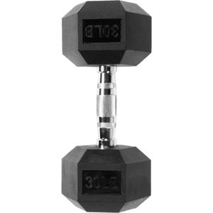 Rubber Encased Hex Dumbbell 240418