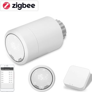 Управление HY367RT ZIGBEE 3.0 SMART LIFE TRV TRV Термостатический радиатор программируемый контроллер температуры термостата Alexa Alexa Alexa