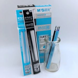 Pens (20 Pieces/Lot) M G Chenguang Magic Erasable Gel Pen Refill 0.5mm Bullet Nib Black Blue Ink School Writing Stationery AKR67K01