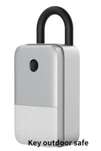 Control YEEUU K221 Key Lock Box Smart Phone APP Fingeprint Password Control Electronic Safe Box Aluminum Alloy Storage