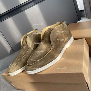 Loro piyano ayakkabıları lp rahat loro erkek kadın yıldız tarzı loafers düz düşük üst süet inek deri oxfordsdesigner ayakkabılar mokasen loafer spor ayakkabılar elbise ayakkabı 75 34