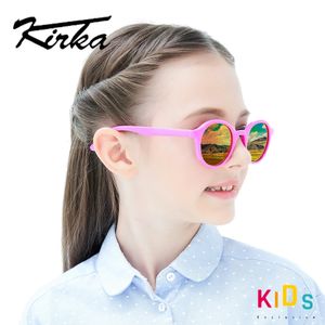 Flexible Kids Polarized Sunglasses Child TR90 Boys Girls Sun Glasses Silicone Safety Gift For Children UV400 Eyewear 240419