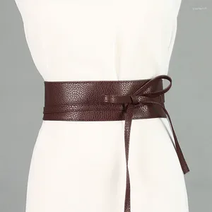 Cintos da primavera Autumn Women Belt for Dress Moda