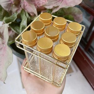 Bottles Glass Jars Bottle With Metal Basket Storage Jar Dining Kitchen Food Sugar Coffee Bean Container Spices Home Decor