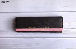 Kadın cüzdan orijinal kutu seri numarası yüksek kaliteli çanta nakit kartı tutucu7831361