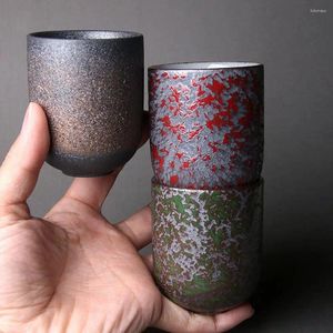 カップソーサーキルン交換日本スタイルの陶器水マグカップ磁器ワインマグティードリンクウェアコーヒーカップ